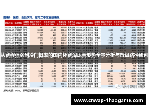 从赛程强弱到冷门概率的国内杯赛淘汰赛形势全景分析与晋级路径研判